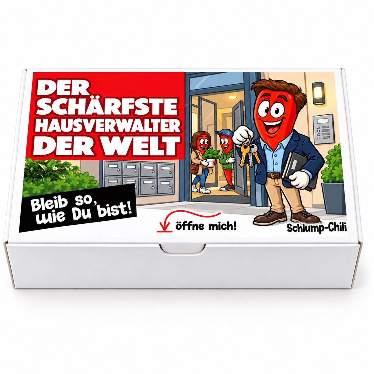 Der schärfste Hausverwalter der Welt – Schachtel frontal