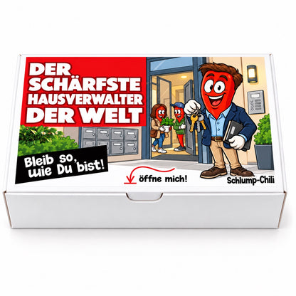 Der schärfste Hausverwalter der Welt – Schachtel frontal