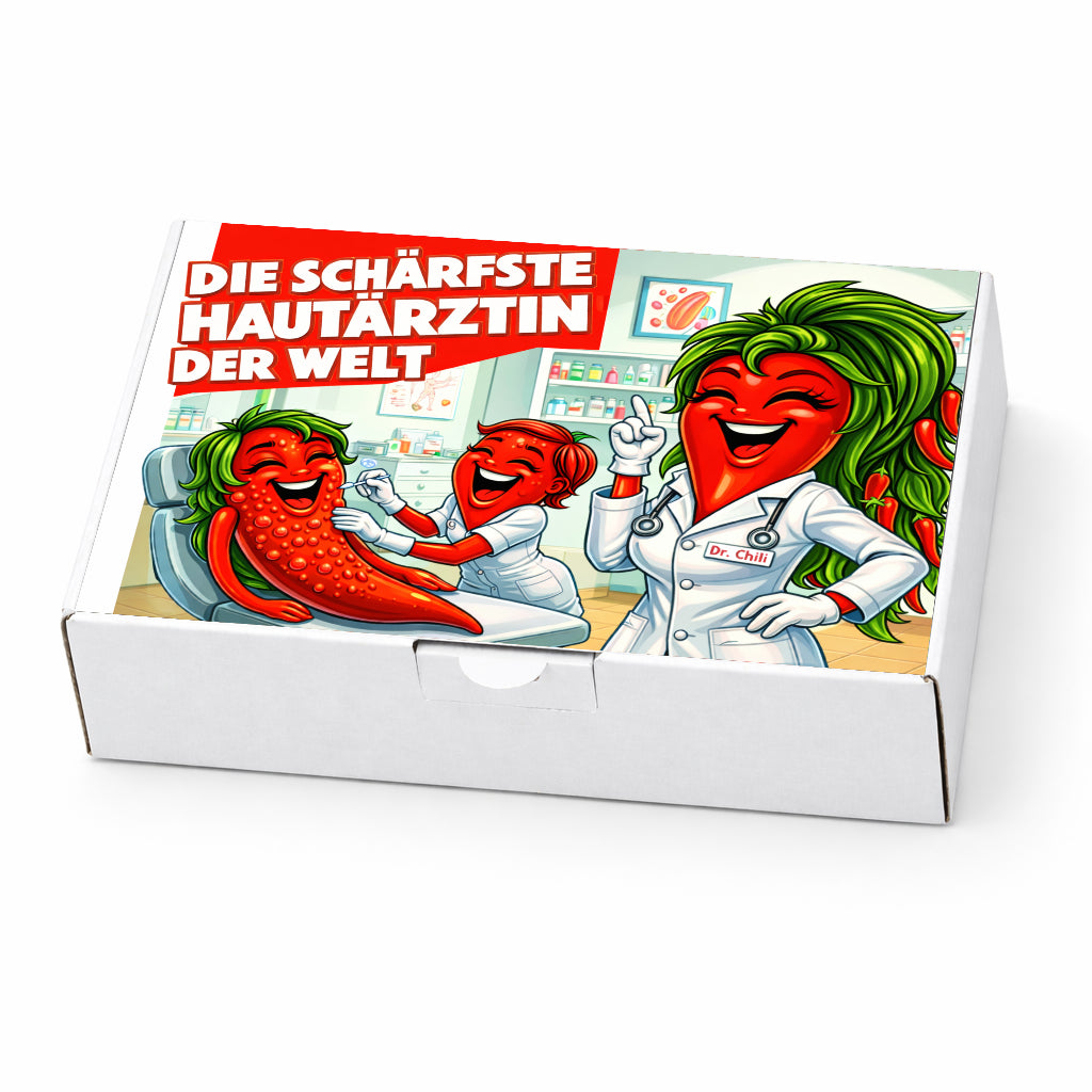Die schärfste Hautärztin der Welt - Ein witziges Geschenk für Dermatologen