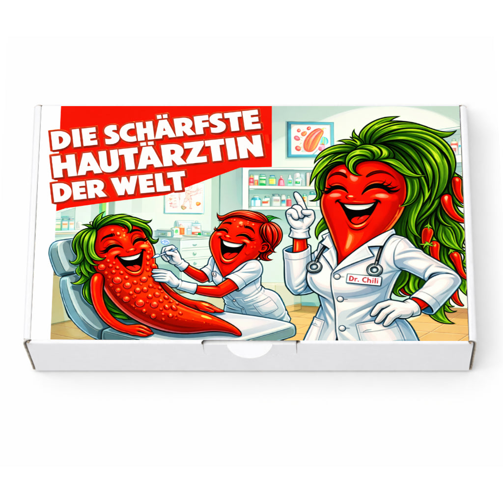 Die schärfste Hautärztin der Welt - Ein witziges Geschenk für Dermatologen