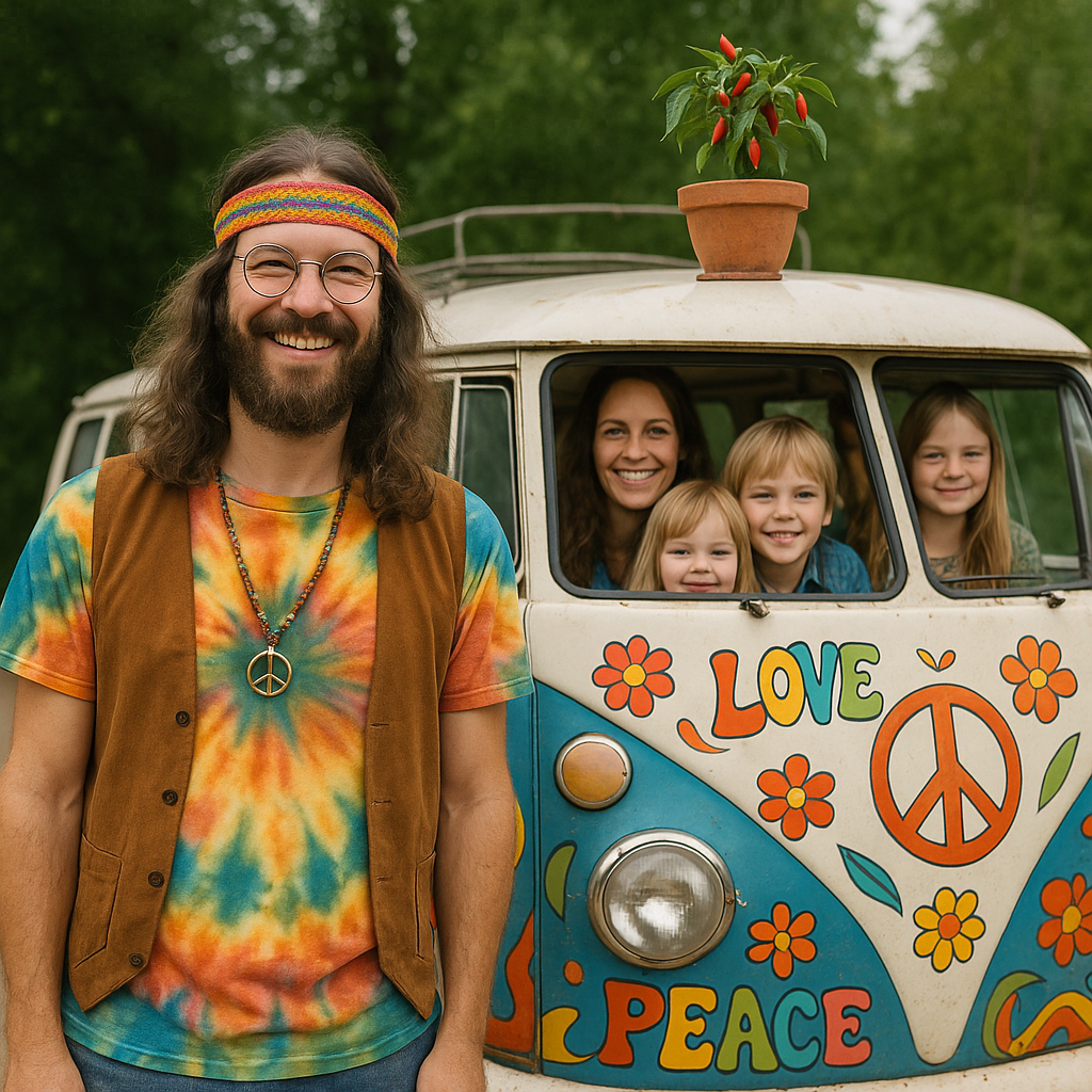 Der schärfste Hippie  der Welt - Ein witziges Geschenk!