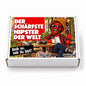 Der schärfste Hipster der Welt – weiße Geschenkbox, Vorderansicht