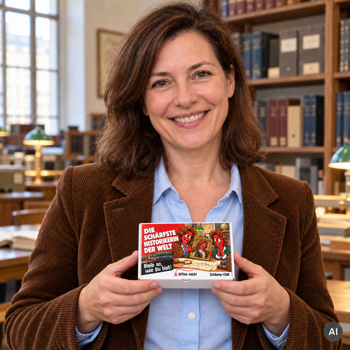 Die schärfste Historikerin der Welt – Geschenkidee (AI)