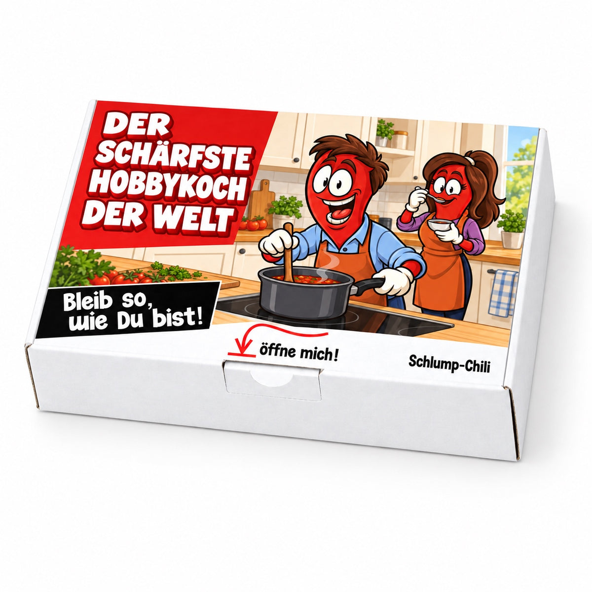 Der schärfste Hobbykoch der Welt – Geschenkschachtel schräg