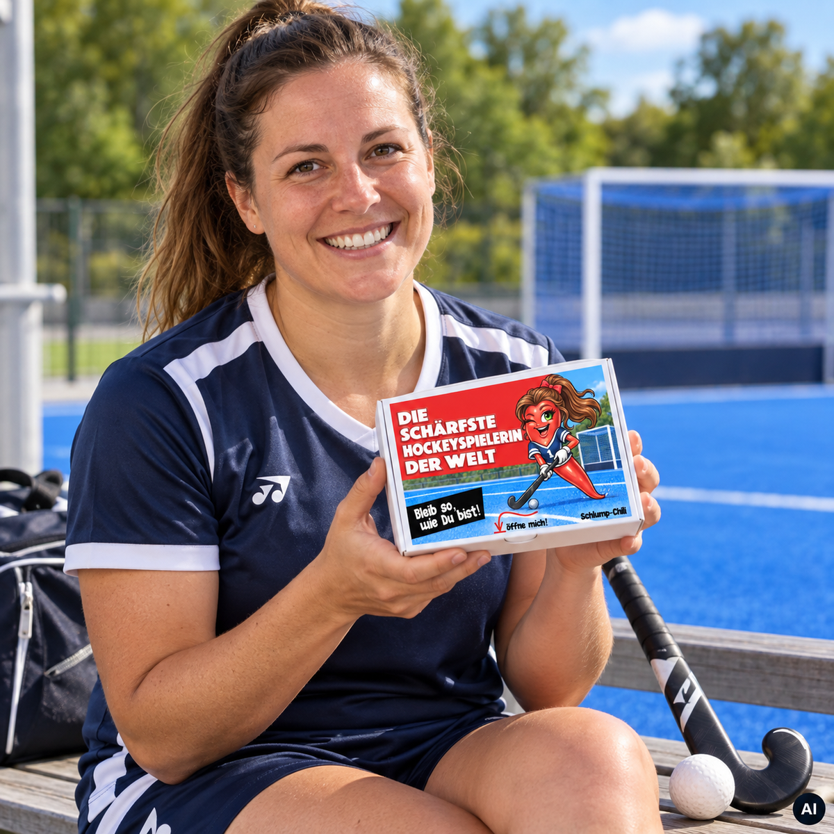 Die schärfste Hockeyspielerin der Welt - Ein witziges Geschenk!