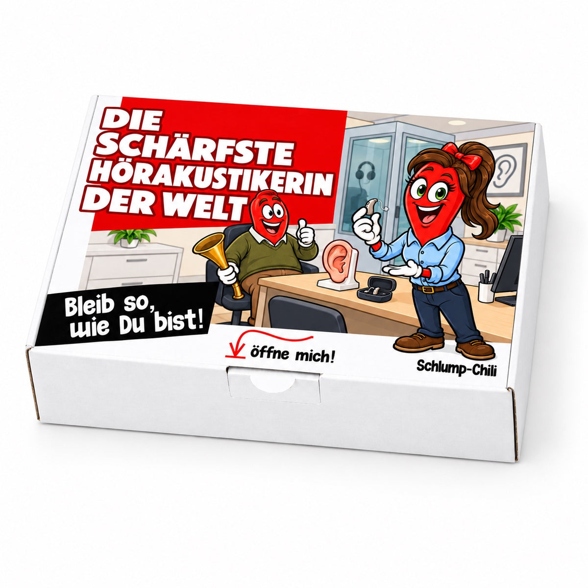 Die schärfste Hörakustikerin der Welt – Schachtel schräg