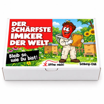 Der schärfste Imker der Welt – Geschenkschachtel frontal