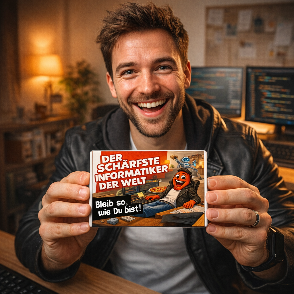 Der schärfste Informatiker  der Welt - Ein witziges Geschenk!