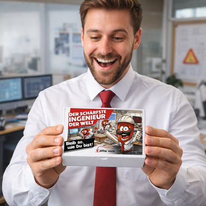 Der schärfste Ingenieur der Welt - Ein witziges Geschenk!