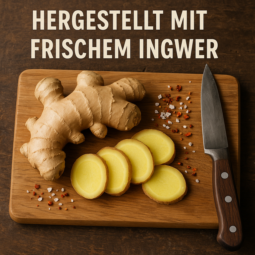 Ingwer Gewürzsalz grob mit Chili