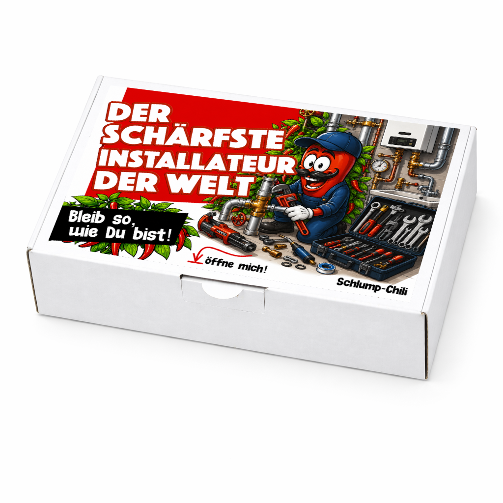 Der schärfste Installateur der Welt Geschenk Set