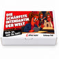Die schärfste Intendantin der Welt – weiße Geschenkbox, Vorderansicht