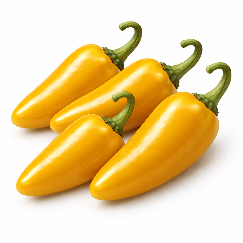 Frische Jalapeño Chili (rot, gelb, grün)