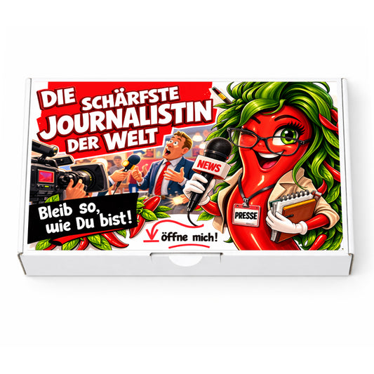Die schärfste Journalistin der Welt - Ein witziges Geschenk!