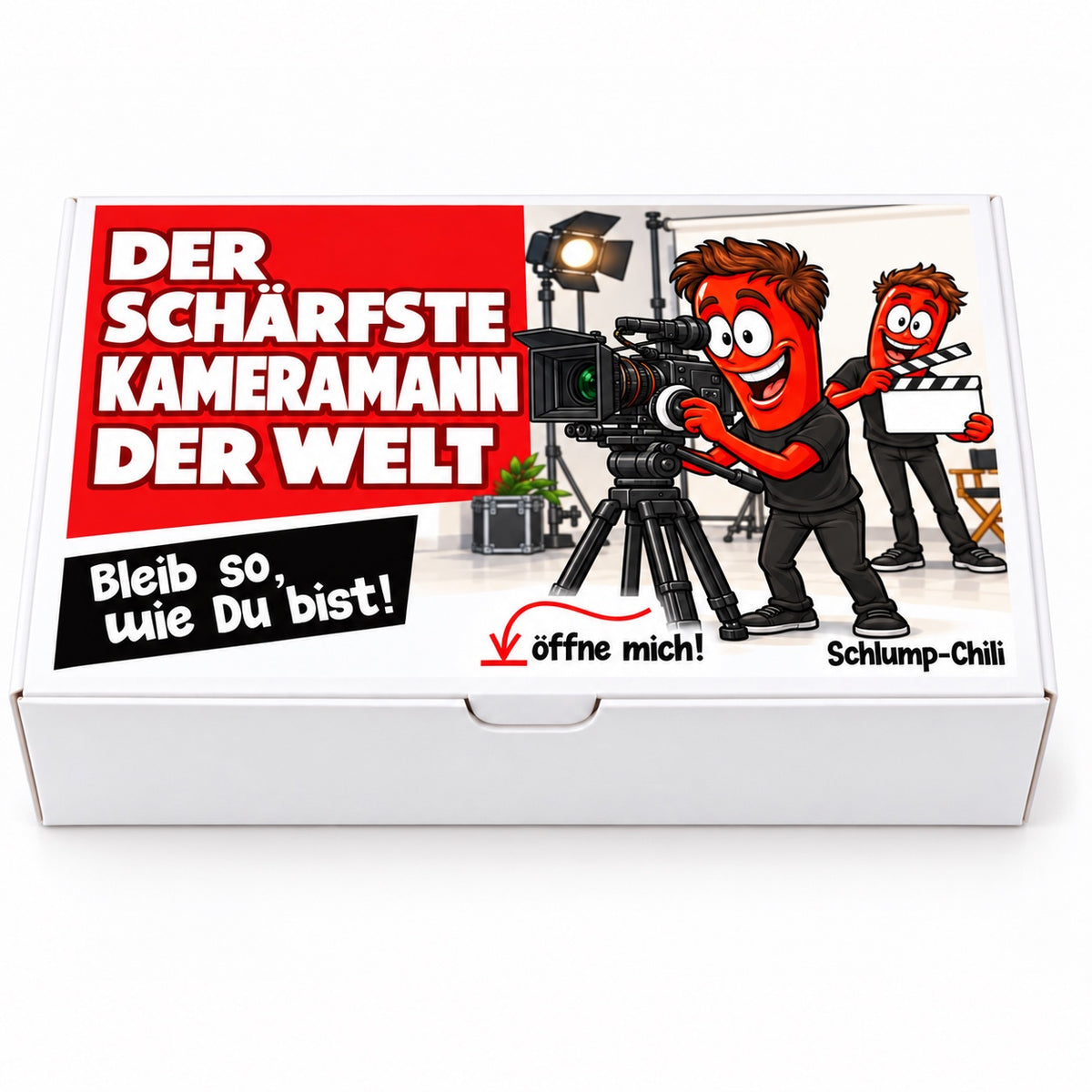 Der schärfste Kameramann der Welt – Geschenkschachtel frontal