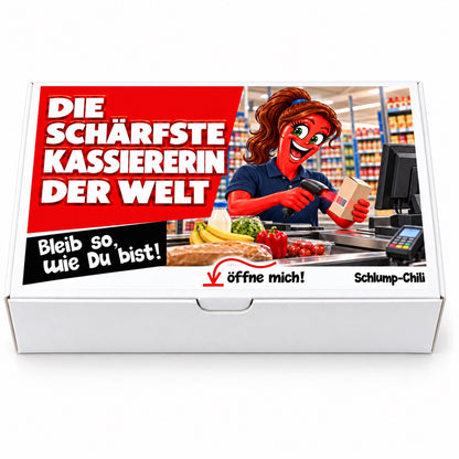 Die schärfste Kassiererin der Welt - Ein witziges Geschenk!
