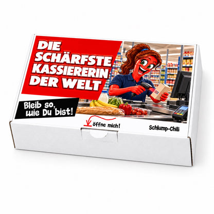 Die schärfste Kassiererin der Welt - Ein witziges Geschenk!