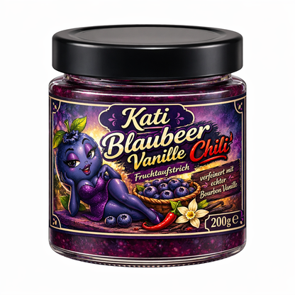 KATI - Blaubeere Vanille Chili Fruchtaufstrich