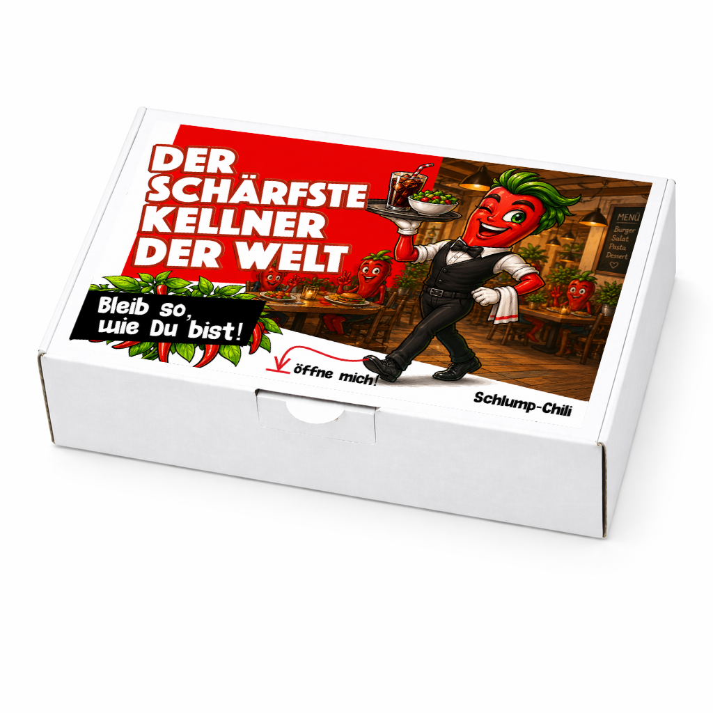 Der schärfste Kellner der Welt Geschenk Set für den Gastro Mitarbeiter