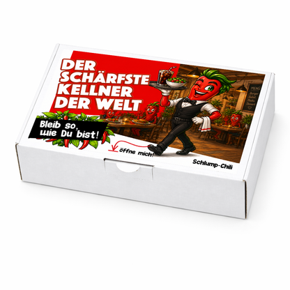 Der schärfste Kellner der Welt Geschenk Set für den Gastro Mitarbeiter
