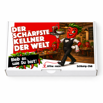 Der schärfste Kellner der Welt Geschenk Set für den Gastro Mitarbeiter