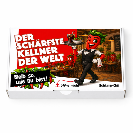 Der schärfste Kellner der Welt Geschenk Set für den Gastro Mitarbeiter