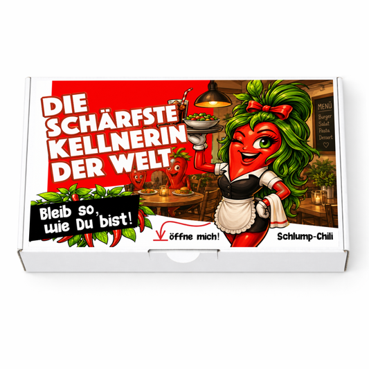 Die schärfste Kellnerin der Welt Geschenk Set für die Gastro Mitarbeiterin
