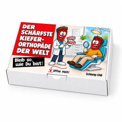 Der schärfste Kieferorthopäde der Welt – Schrägansicht