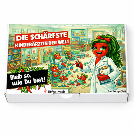 Die schärfste Kinderärztin der Welt - Ein witziges Geschenk Set für Kinderärzte