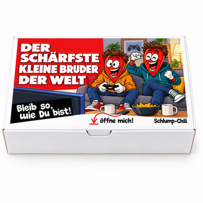 Der schärfste kleine Bruder der Welt – Geschenkschachtel frontal