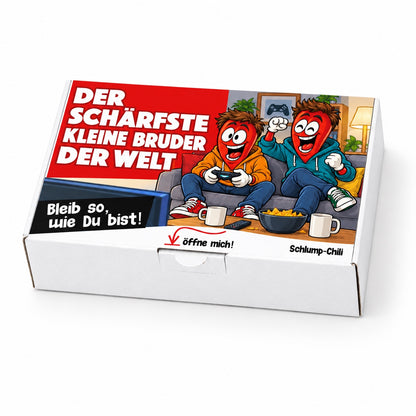 Der schärfste kleine Bruder der Welt – Geschenkschachtel schräg