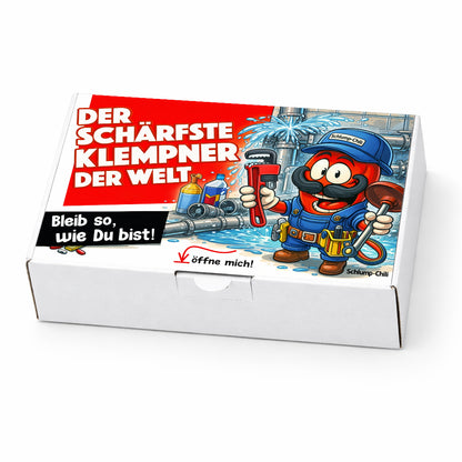Der Schärfste Klempner der Welt Geschenk z.B. zum Geburtstag, zur bestandenen Gesellen- oder Meisterprüfung
