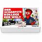 Der schärfste Kollege der Welt – weiße Geschenkbox, Vorderansicht