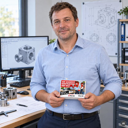 Der schärfste Konstrukteur der Welt – Geschenkidee (AI)