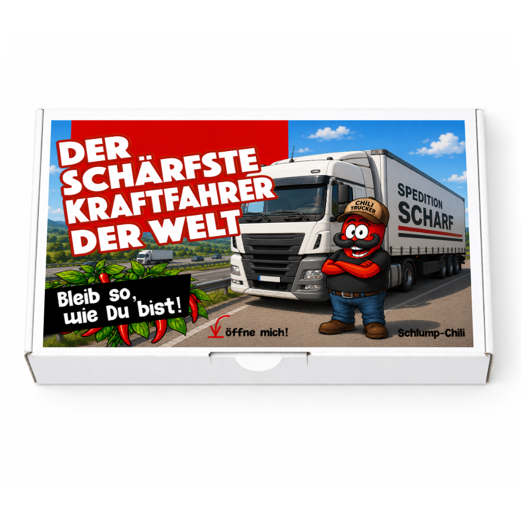 Der schärfste Kraftfahrer der Welt - Ein witziges Geschenk für LKW-Fahrer
