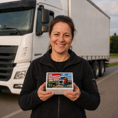 Die schärfste Kraftfahrerin der Welt - Ein witziges Geschenk für die LKW-Fahrerin