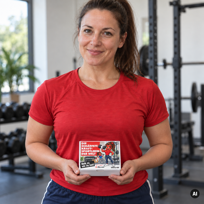 Die schärfste Kraftsportlerin der Welt – Lifestylebild der Chili-Geschenkbox