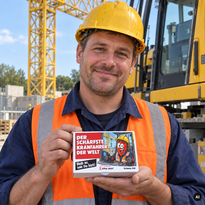 Der schärfste Kranfahrer der Welt - Ein witziges Geschenk!
