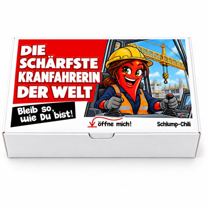 Die schärfste Kranfahrerin der Welt - Ein witziges Geschenk!