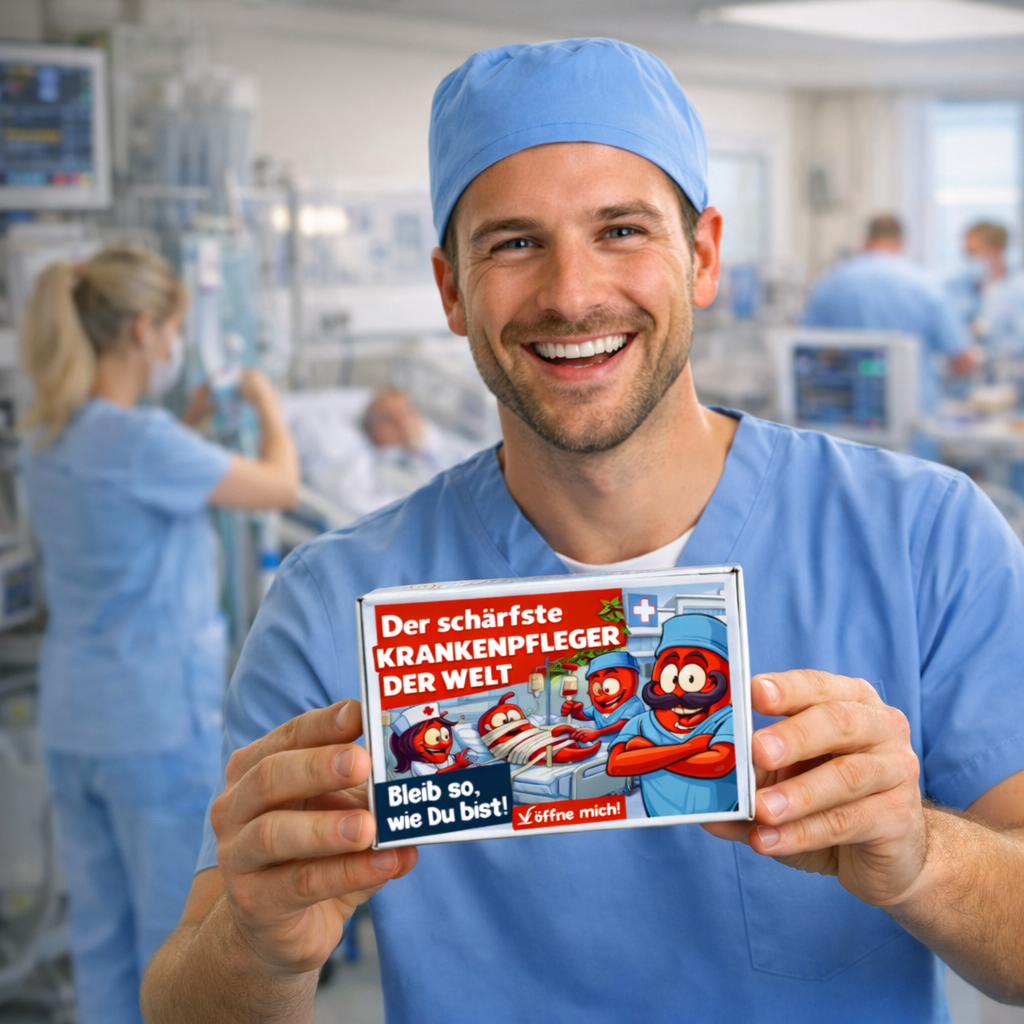 Der schärfste Krankenpfleger der Welt - Ein witziges Geschenk!