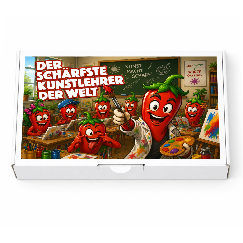 Der schärfste Kunstlehrer der Welt - Ein witziges Geschenk