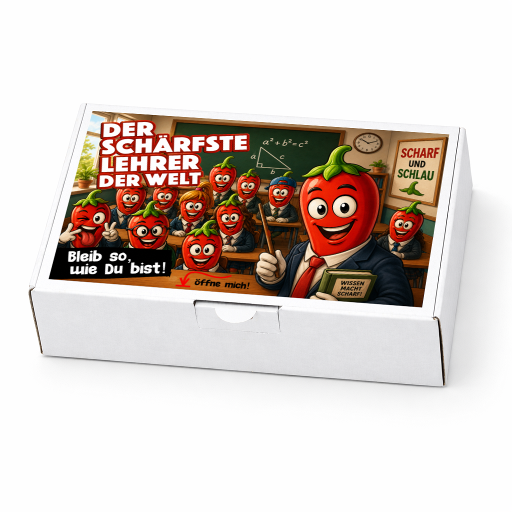 Der schärfste Lehrer der Welt - Ein witziges Geschenk!