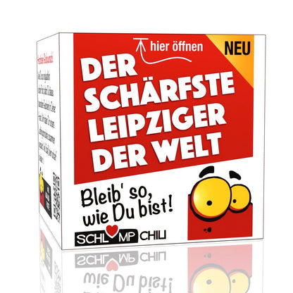 Lustige Chili Präsent Geschenkidee für Leipziger
