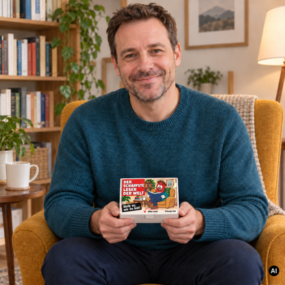 Der schärfste Leser der Welt – Lifestylebild der Chili-Geschenkbox