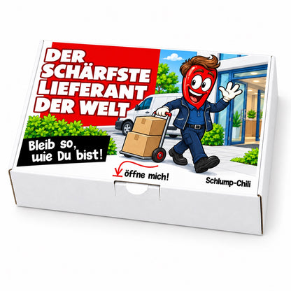 Der schärfste Lieferant der Welt – Schrägansicht