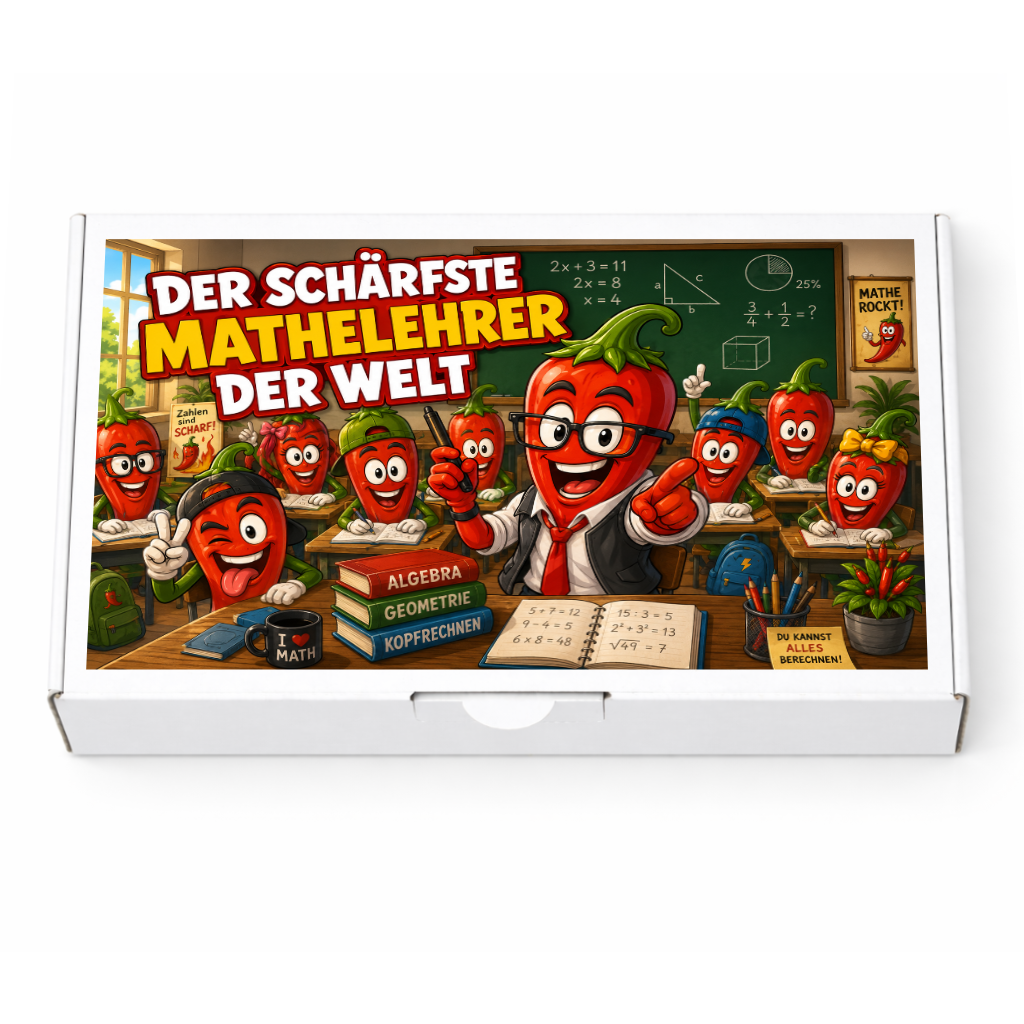 Der schärfste Mathelehrer der Welt - Ein witziges Geschenk