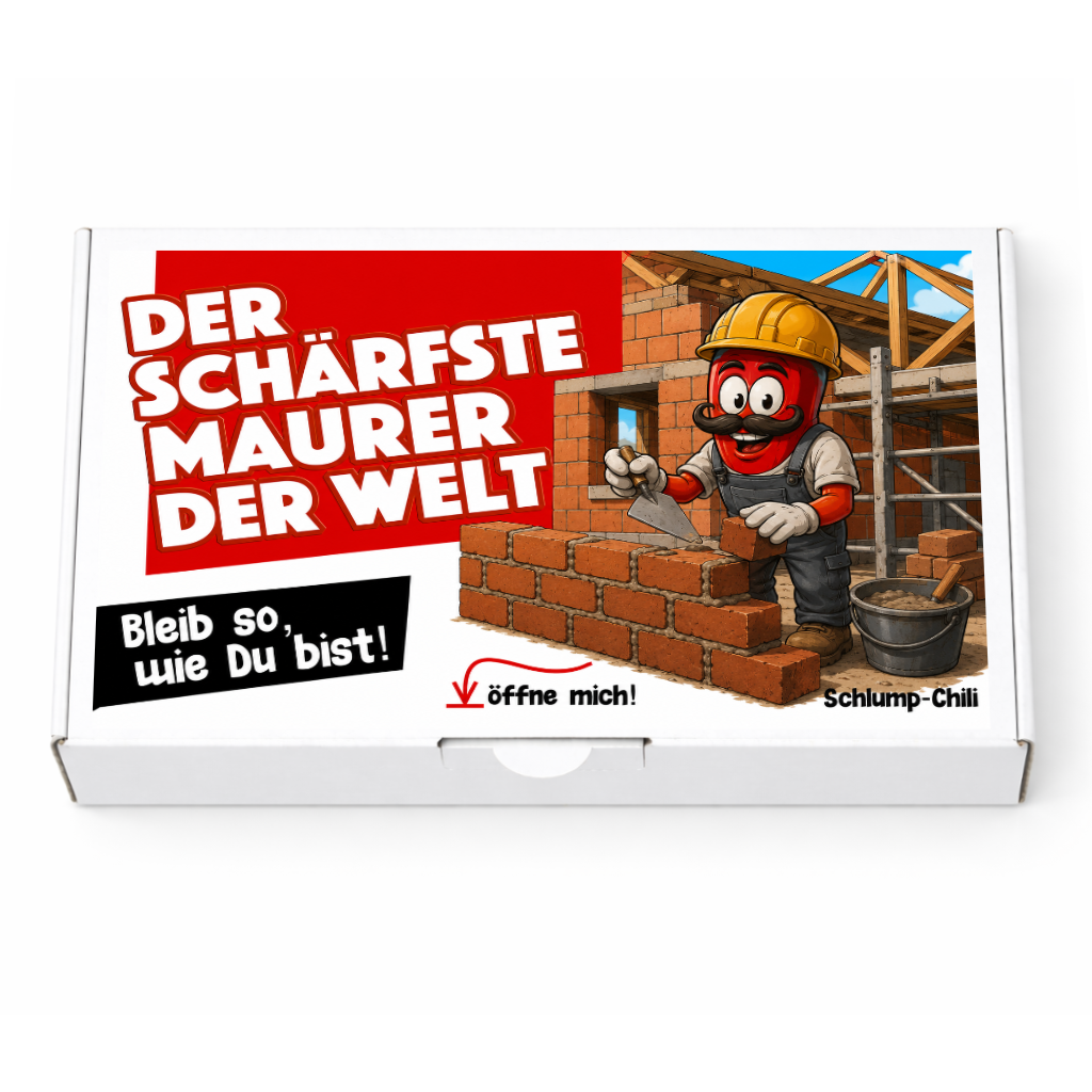 Der schärfste Maurer der Welt - Ein witziges Geschenk für Handwerker im Bau