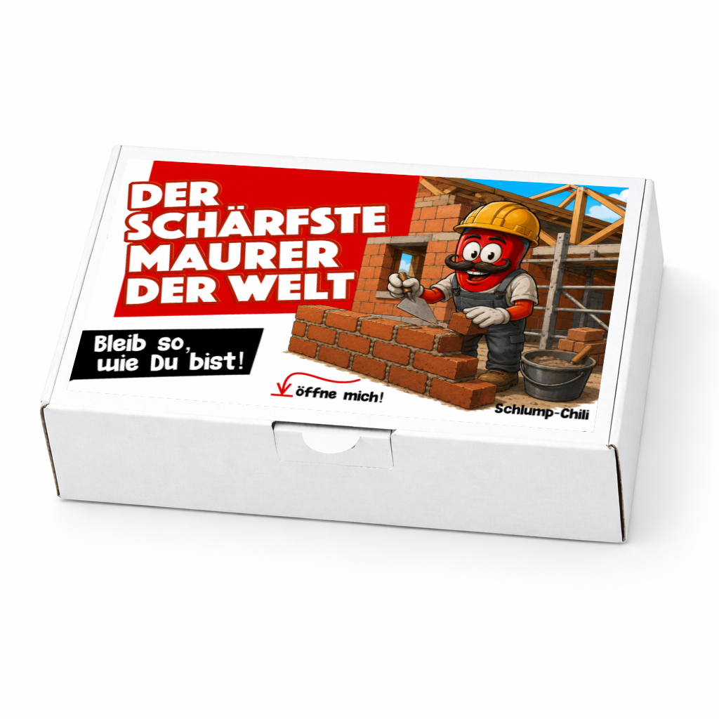 Der schärfste Maurer der Welt - Ein witziges Geschenk für Handwerker im Bau