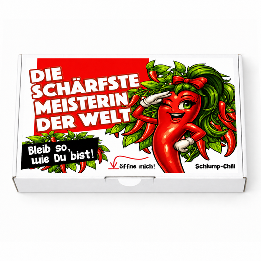 Lustiges Geschenk für die Meisterin