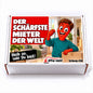 Der schärfste Mieter der Welt – weiße Geschenkbox, Vorderansicht